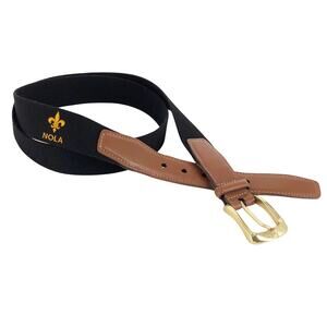Torino NOLA New Orleans Saints canvas belt
